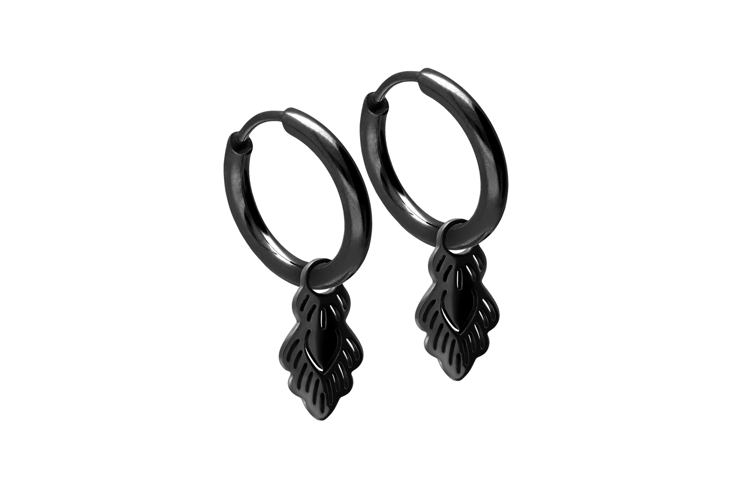 Chirurgenstahl Ohrclicker Creolen ORIENTALISCHES DESIGN von Piercingline